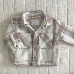 Zara Baby Girl Plaid Jacket